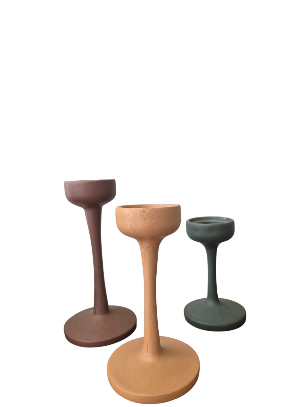 Safari Glow Trio Animal Print Candle Holder Set