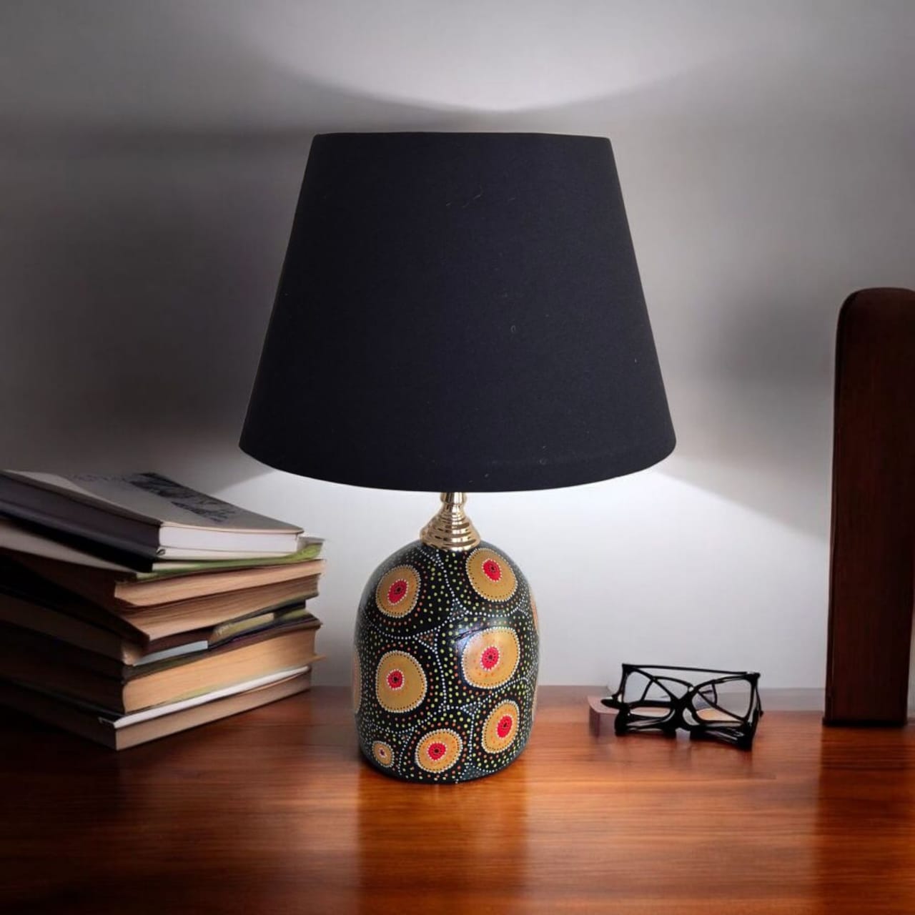 Golden Eye Hand-Painted Table Lamp
