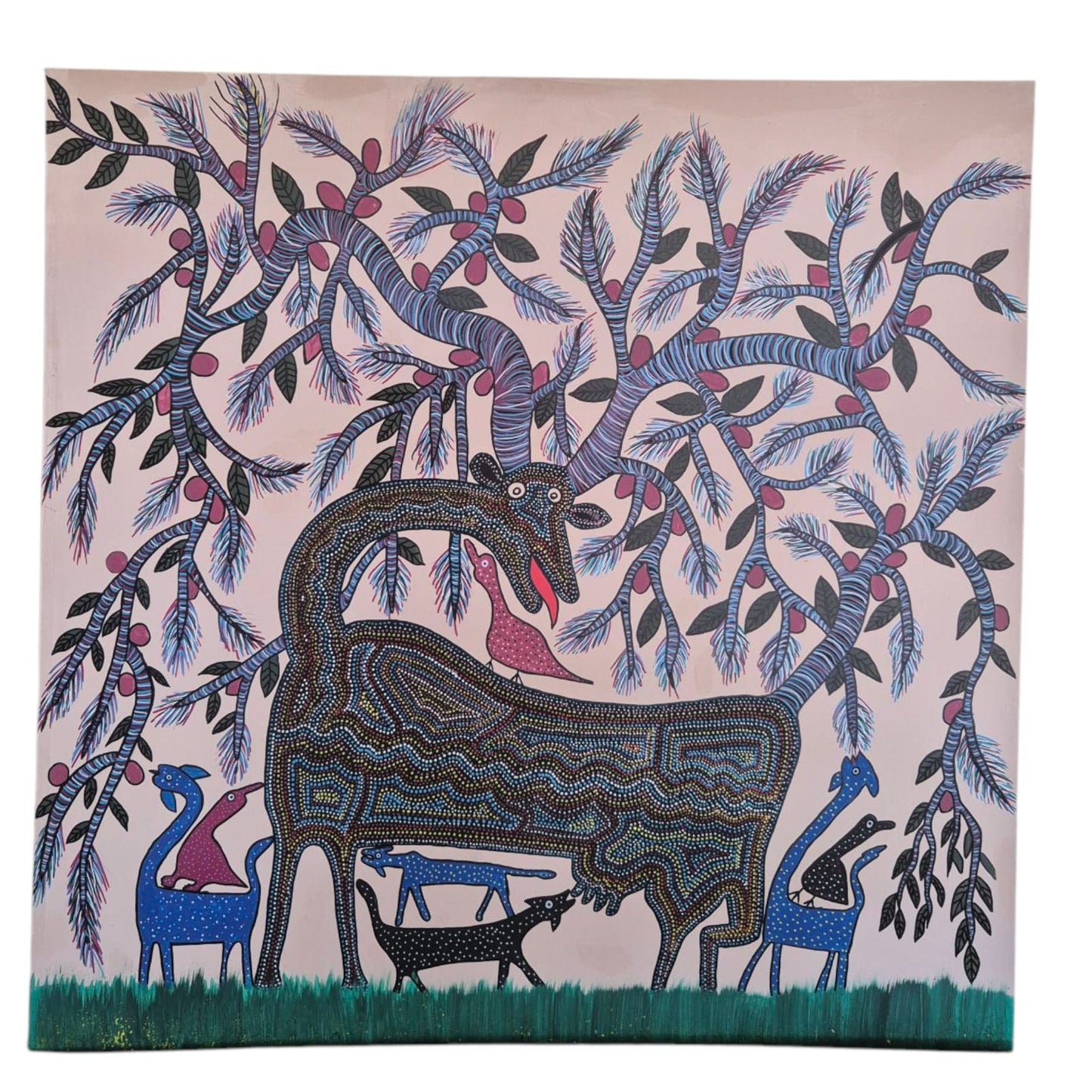 Ancestral Tree Hand-Painted Canvas Art