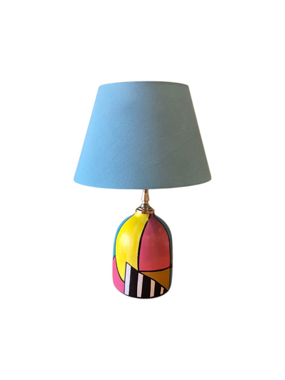 Color Mosaic Hand-Painted Table Lamp